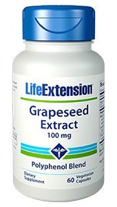 Life Extension - Grapeseed Extract 100 mg - 60 Vegetarian Capsules