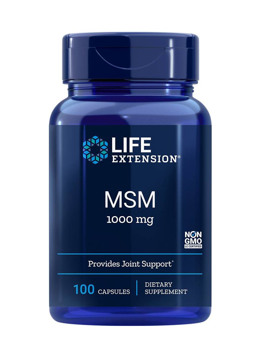 Life Extension - MSM 1000 mg - 100 Capsules