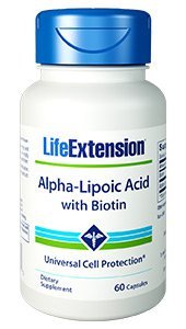 Life Extension - Alpha-Lipoic Acid with Biotin - 60 Capsules