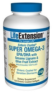 Life Extension - Super Omega-3 EPA/DHA with Sesame Lignans & Olive