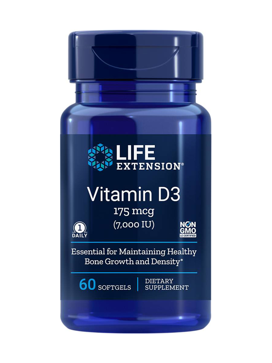 Life Extension - Vitamin D3 7000 IU - 60 Softgels