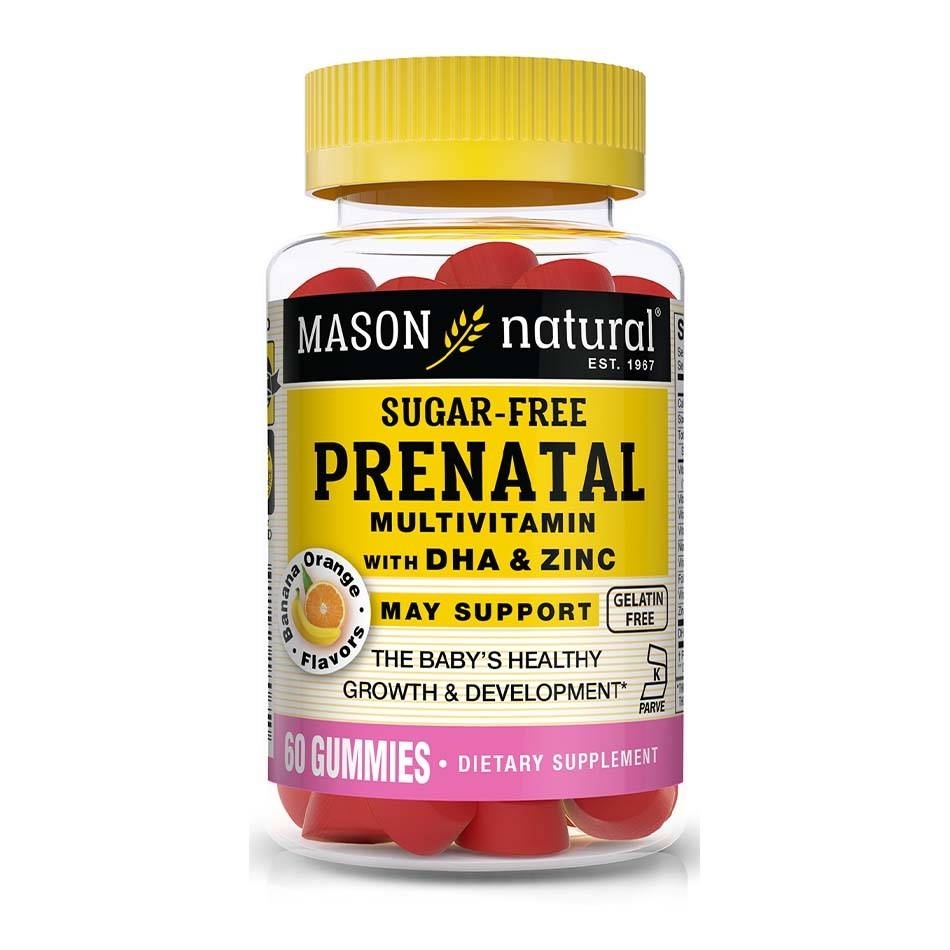 Mason Natural - Prenatal Multivitamin with DHA & Zinc, Banana Orange