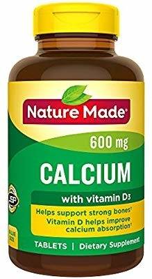 Nature Made - Calcium 600 mg with Vitamin D3 - 120 Tablets