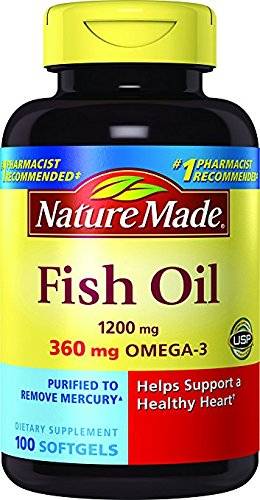 Nature Made - Fish Oil 1200 mg Omega-3 360 mg - 100 Softgels