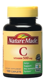 Nature Made - Vitamin C 500 mg - 100 Caplets