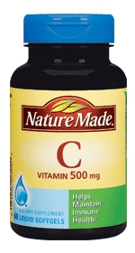 Nature Made - Vitamin C 500 mg - 60 Softgels