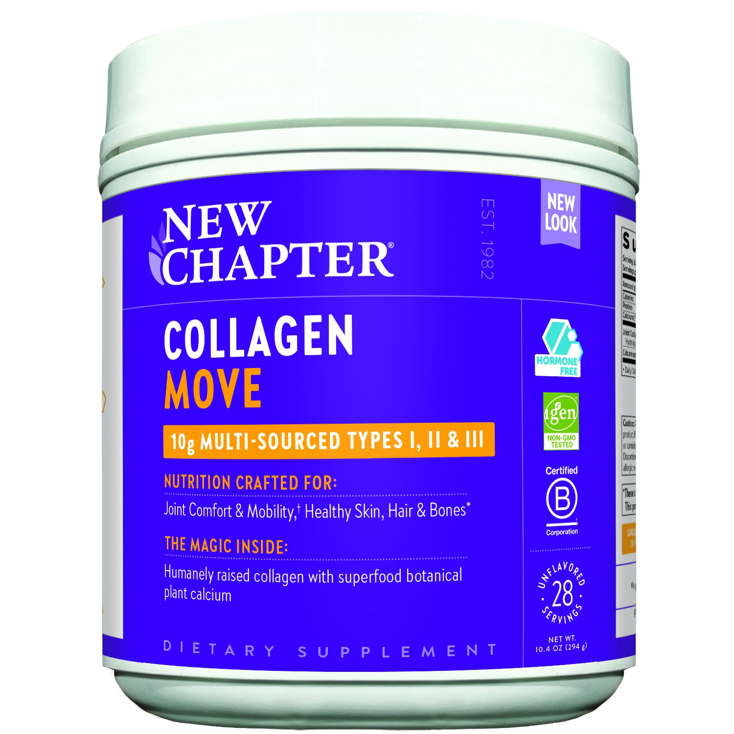 NewChapter - Collagen Move, Unflavored - 10.4 oz (294 Grams)