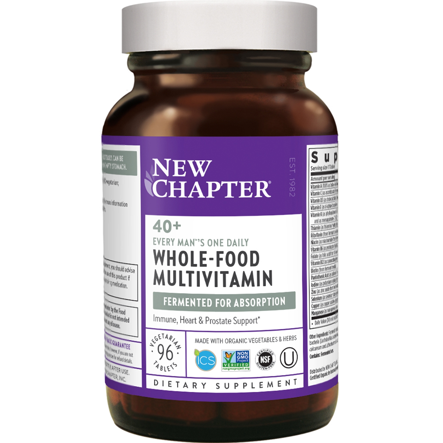 NewChapter - Every Man's One Daily 40+ Multivitamin - 96 Vegetarian
