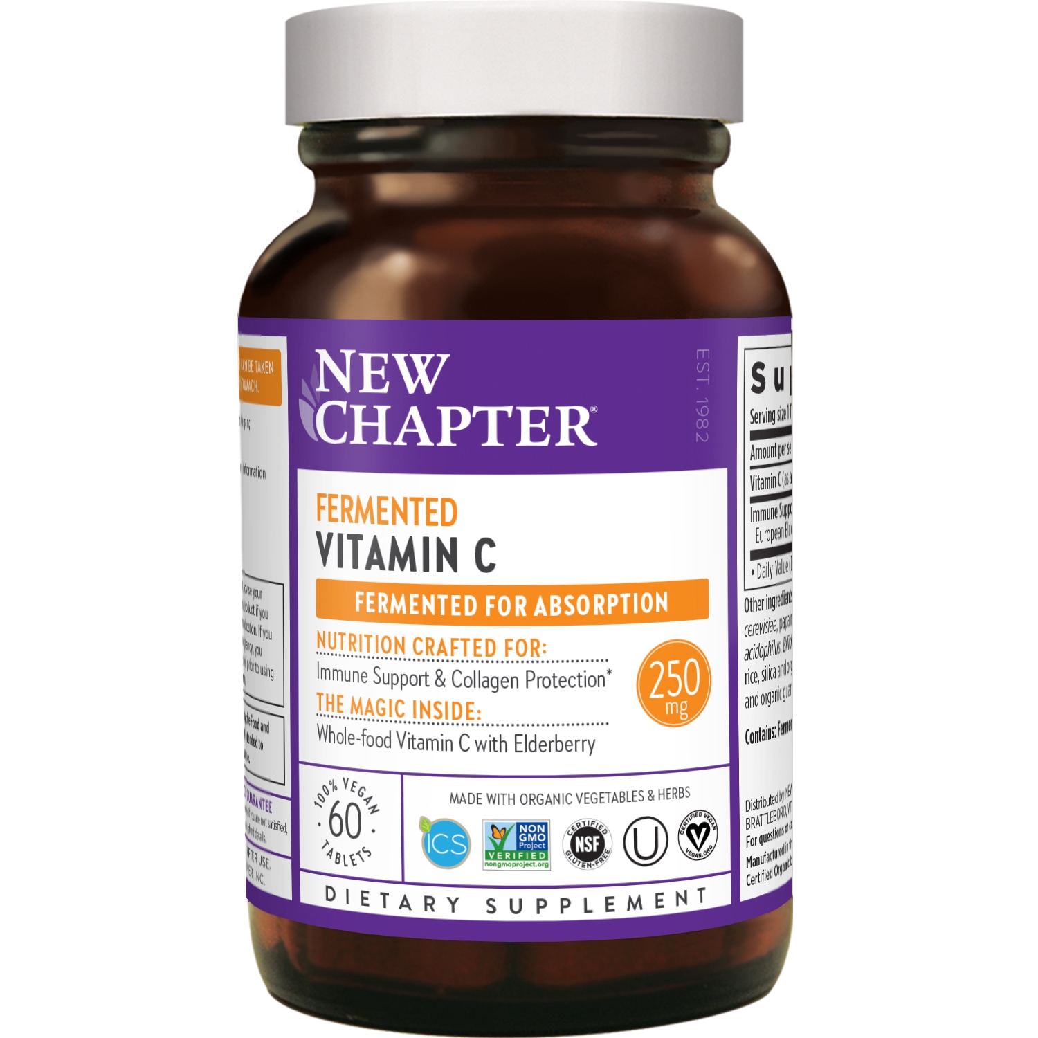 NewChapter - Fermented Vitamin C - 60 Vegan Tablets