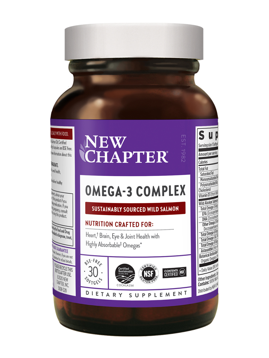 NewChapter - Omega-3 Complex - 30 Softgels