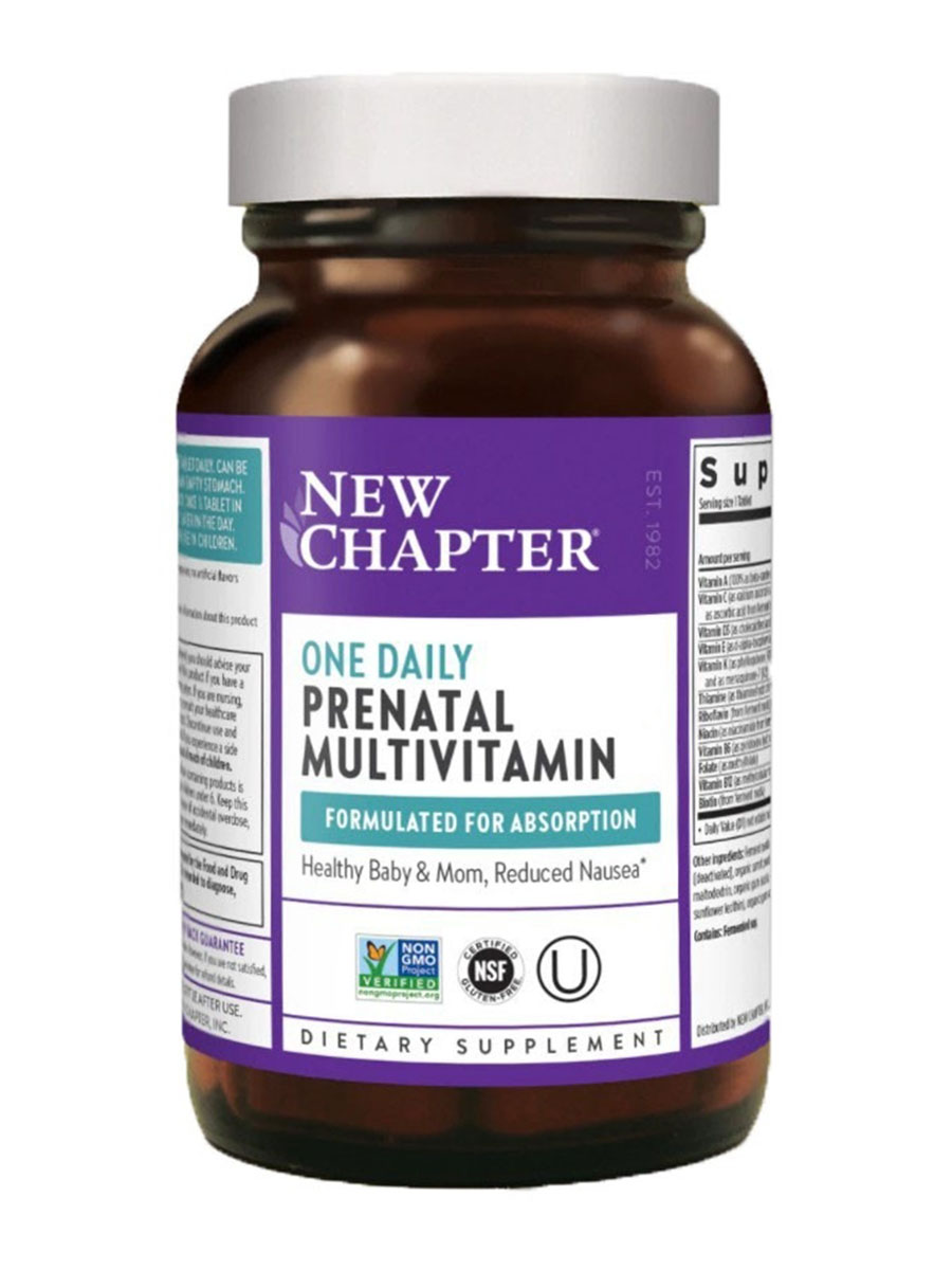 NewChapter - One Daily Prenatal Multivitamin - 30 Vegetarian Tablets