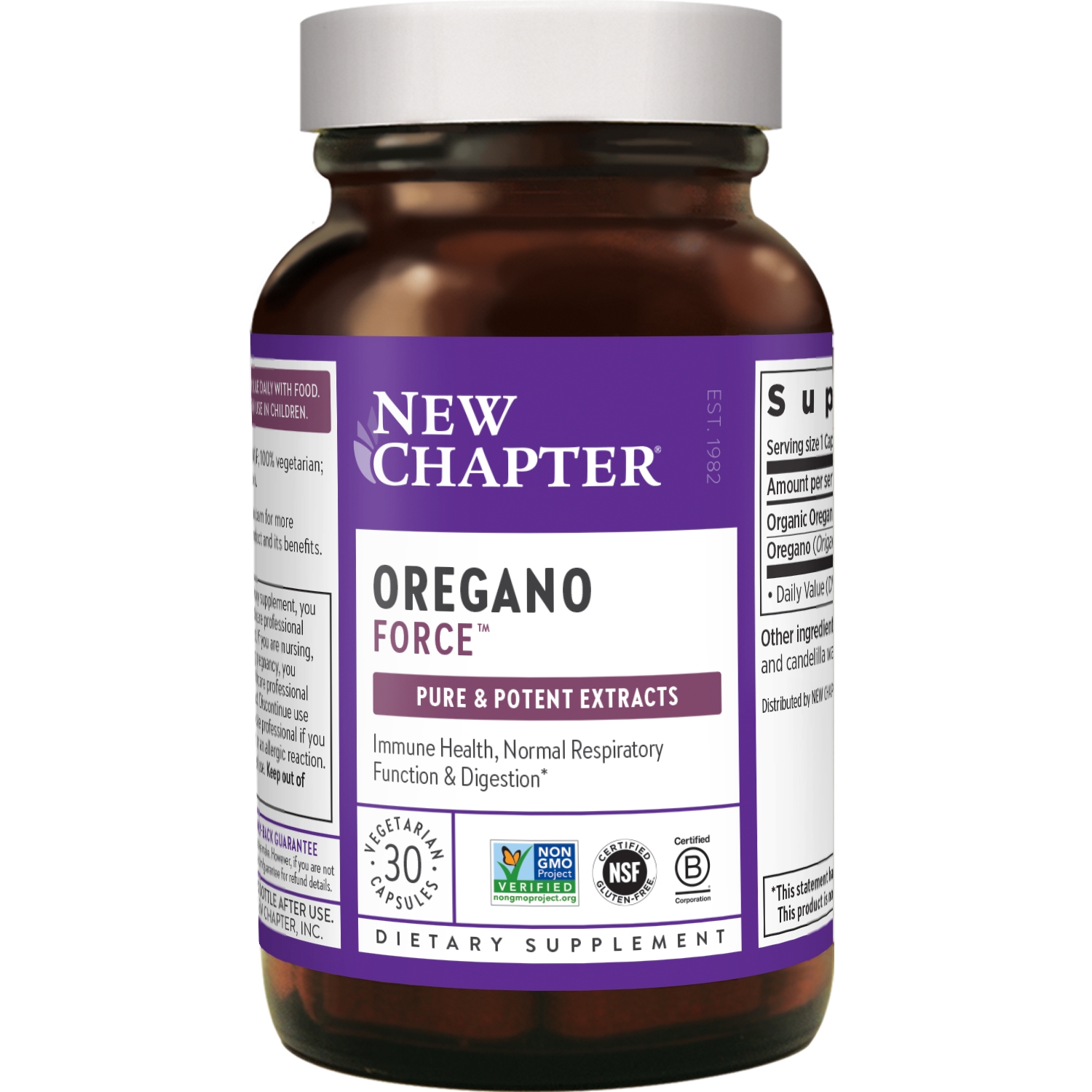 NewChapter - Oregano Force - 30 Vegetarian Capsules