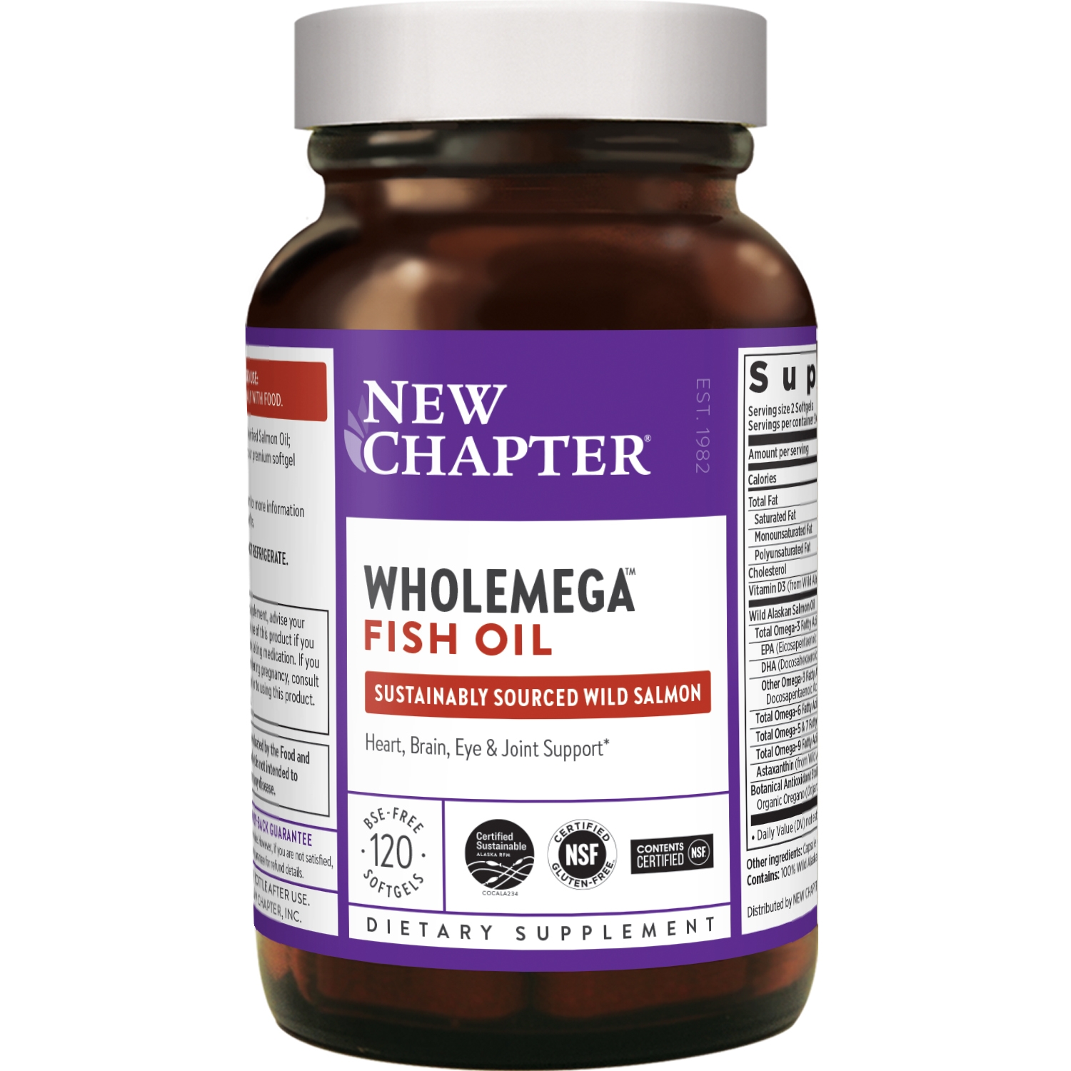 NewChapter - Wholemega Fish Oil 2000 mg - 120 Softgels