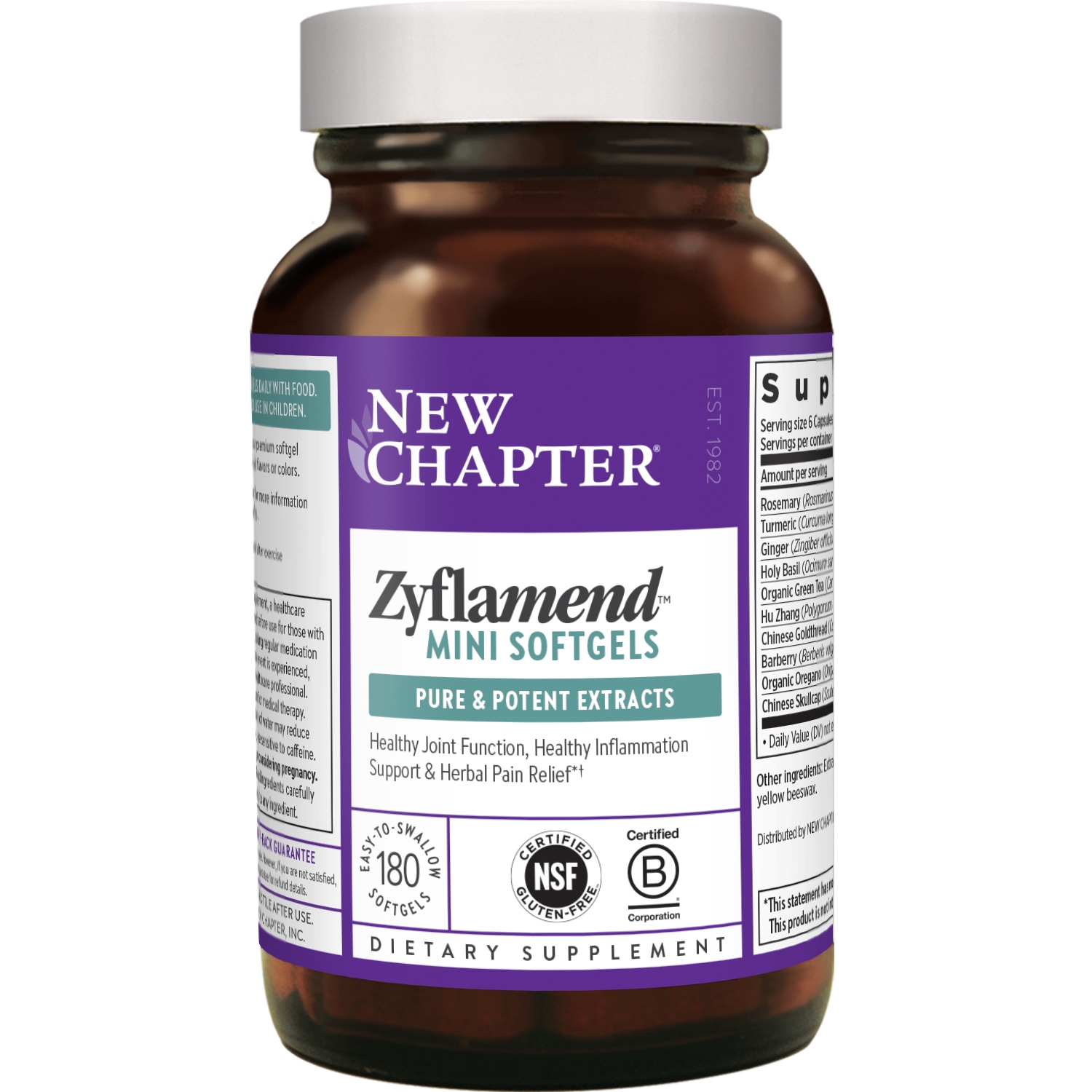 NewChapter - Zyflamend Whole Body Mini Softgels - 180 Softgels