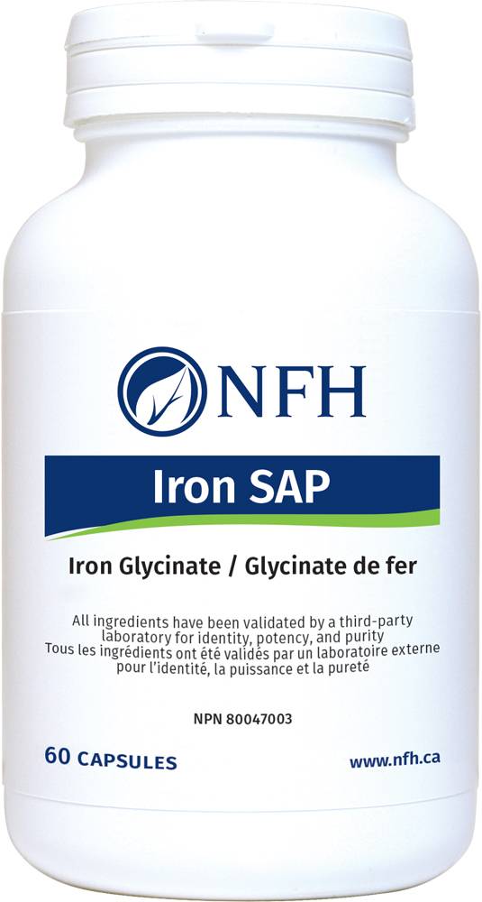 NFH - Nutritional Fundamentals for Health - Iron SAP - 60 Capsules