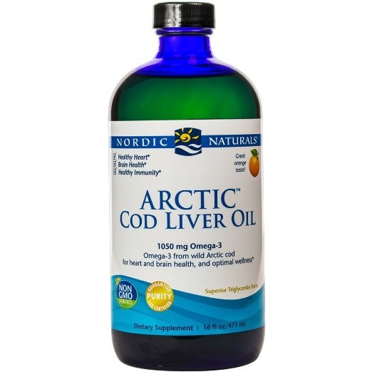 Nordic Naturals - Arctic Cod Liver Oil, Orange Flavor - 16 fl. oz (473
