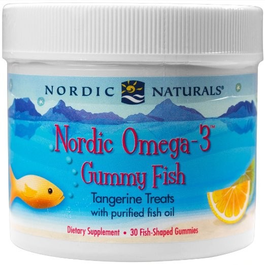 Nordic Naturals - Nordic Omega-3 Fishies, Tangerine Flavor - 30