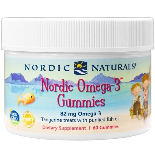 Nordic Naturals - Nordic Omega-3 Gummies, Tangerine Flavor - 60