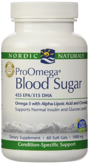 Nordic Naturals - ProOmega Blood Sugar - 60 Soft Gels