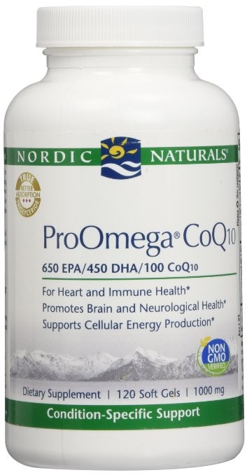 Nordic Naturals - ProOmega CoQ10 1000 mg - 120 Soft Gels