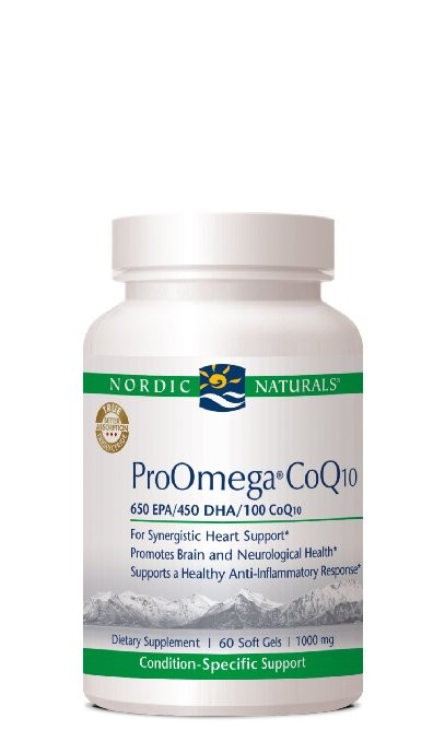 Nordic Naturals - ProOmega CoQ10 1000 mg - 60 Soft Gels