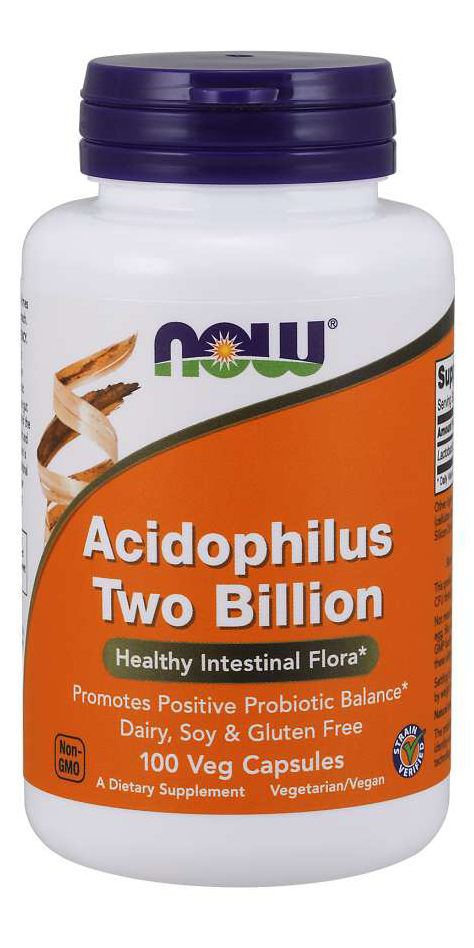 NOW - Acidophilus Two Billion - 100 Capsules