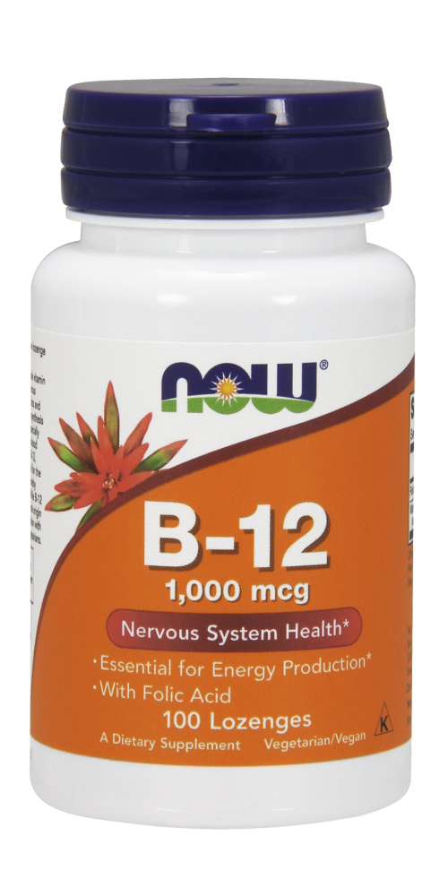 NOW - B-12 1000 mcg - 100 Lozenges