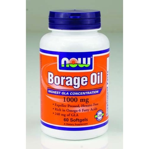 NOW - Borage Oil 1000 mg - 60 Softgels