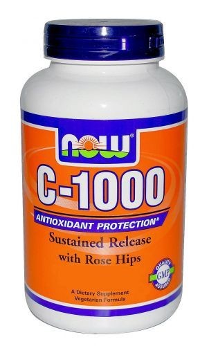 NOW - C-1000 Sustained Release with Rose Hips - 100 Tablets