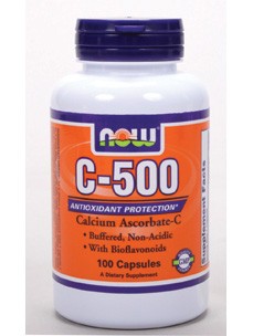 NOW - C-500 Calcium Ascorbate-C - 100 Capsules