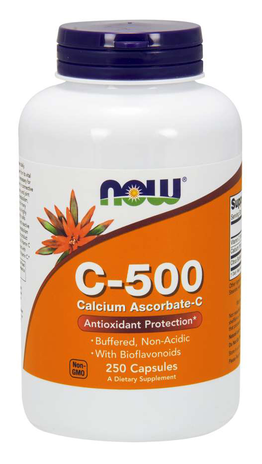 NOW - C-500 Calcium Ascorbate-C - 250 Capsules