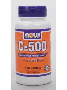 NOW - C-500 with Rose Hips - 100 Tablets