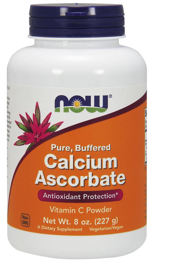 NOW - Calcium Ascorbate Powder (Pure, Buffered) - 8 oz (270 Grams)