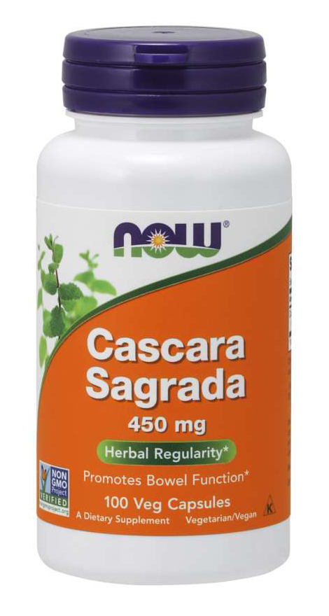 NOW - Cascara Sagrada 450 mg - 100 Capsules