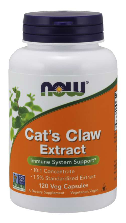 NOW - Cat's Claw Extract - 120 Vegetarian Capsules