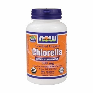 NOW - Chlorella (Organic) 500 mg - 200 Tablets