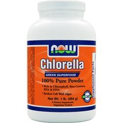 NOW - Chlorella Powder - 1 lb (454 Grams)