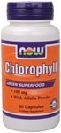 NOW - Chlorophyll 100 mg - 90 Capsules