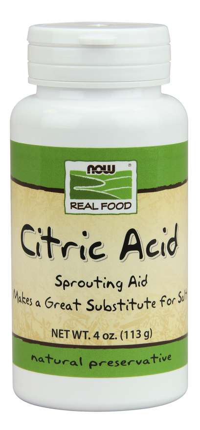 NOW - NOW Real Food - Citric Acid - 4 oz (113 Grams)