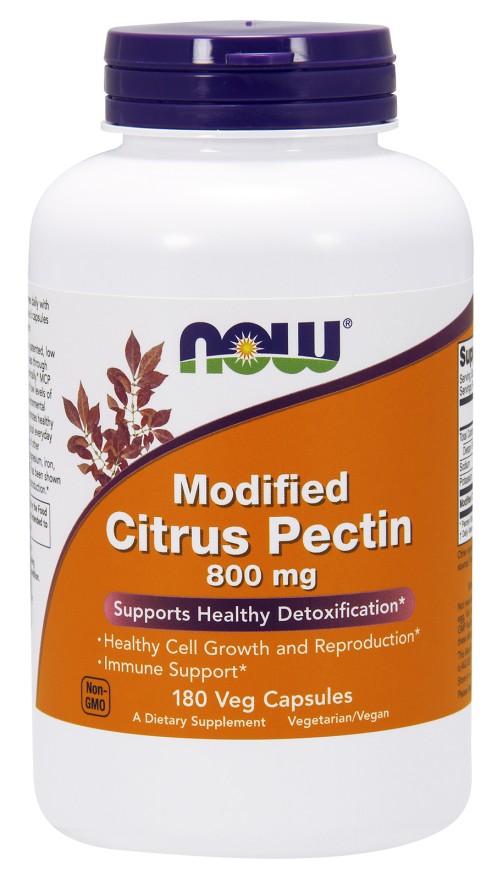 NOW - Citrus Pectin (Modified) 800 mg - 180 Veg Capsules