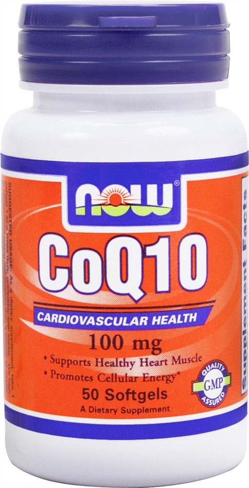 NOW - CoQ10 100 mg - 50 Softgels
