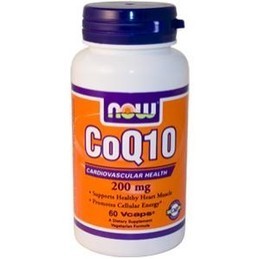 NOW - CoQ10 200 mg - 60 Veg Capsules