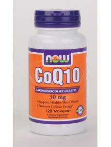 NOW - CoQ10 30 mg - 120 Veg Capsules