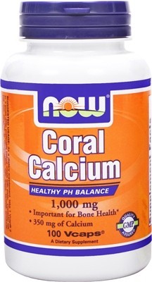 NOW - Coral Calcium 1000 mg - 100 Veg Capsules