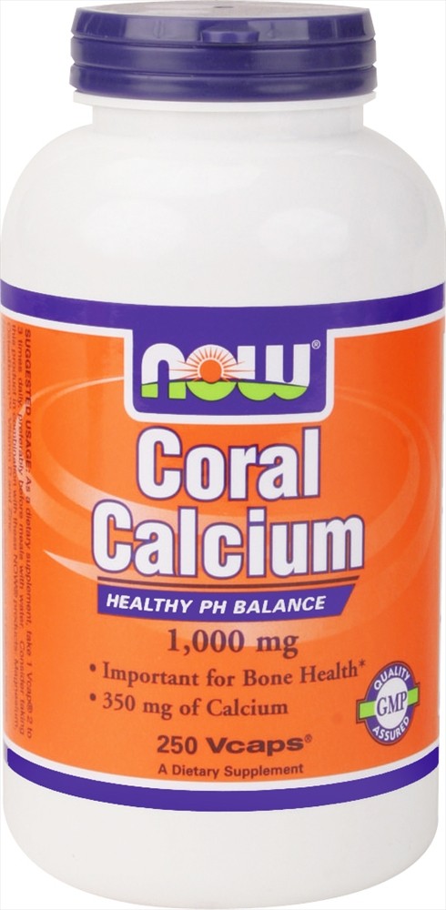 NOW - Coral Calcium 1000 mg - 250 Veg Capsules