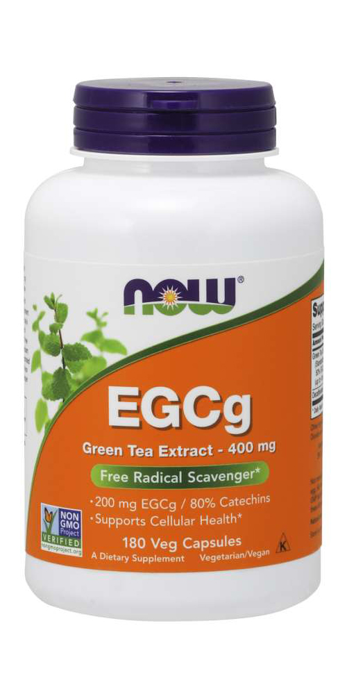 NOW - EGCg 400 mg - 180 Veg Capsules