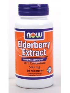 NOW - Elderberry 500 mg - 60 Veg Capsules