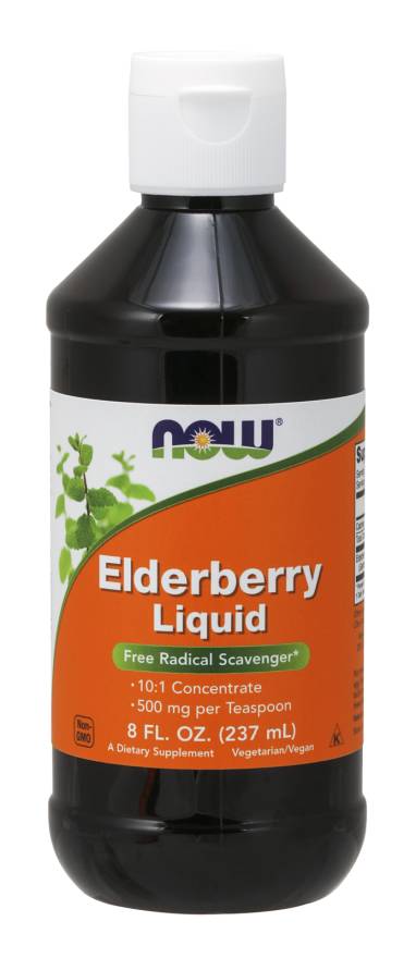 NOW - Elderberry Liquid - 8 fl. oz (237 ml)