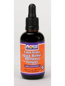 NOW - Fresh Green Black Walnut Wormwood Complex - 2 fl. oz (60 ml)
