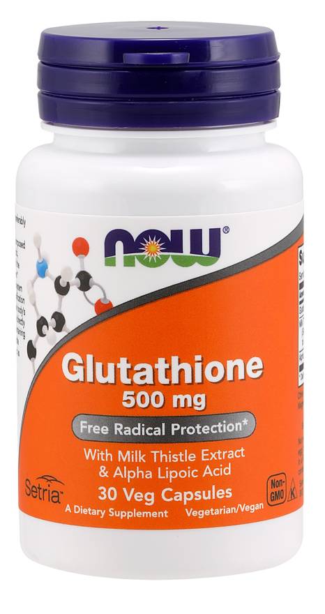 Now - Glutathione 500 mg - 30 Capsules